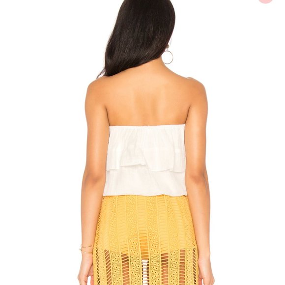 Jen's Pirate Booty Strapless Crop Top SZ MD/LG - Picture 3 of 7